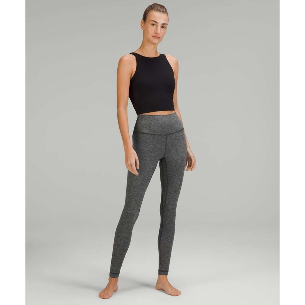 lululemon Align High Rise Leggings Pant 28" Colour Heathered Graphite Grey 4